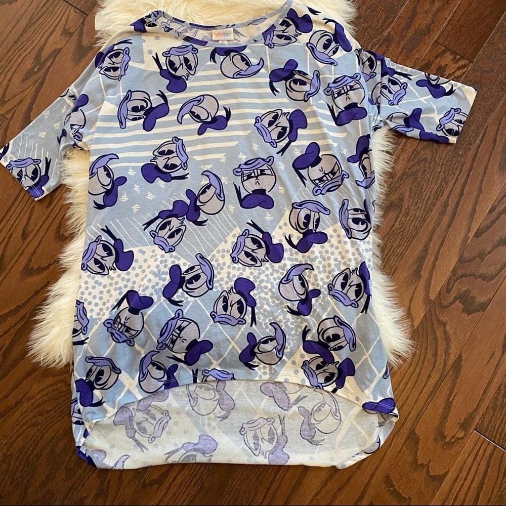 lularoe donald duck shirt tunic